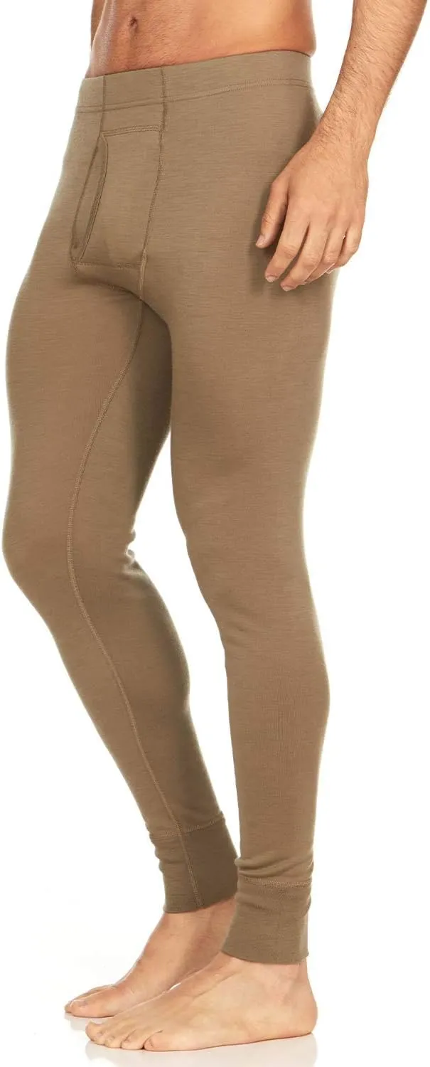 100% Merino Wool Bottoms Men's Base Layer Pants - Long Johns - Thermal Underwear