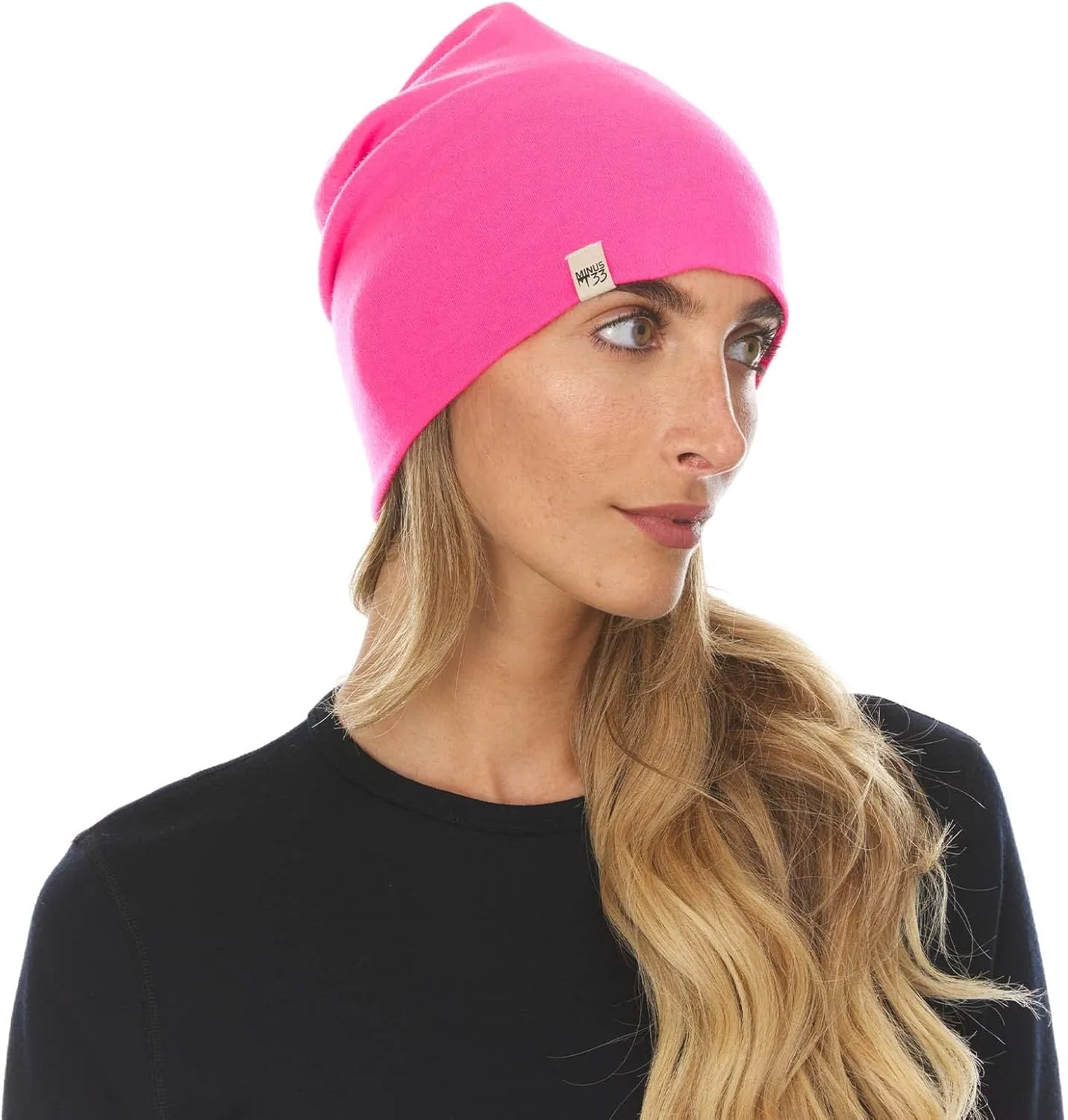 100% Merino Wool Cuff Beanie - Mens & Womens Warm Winter Hat - Watch Cap - Toque