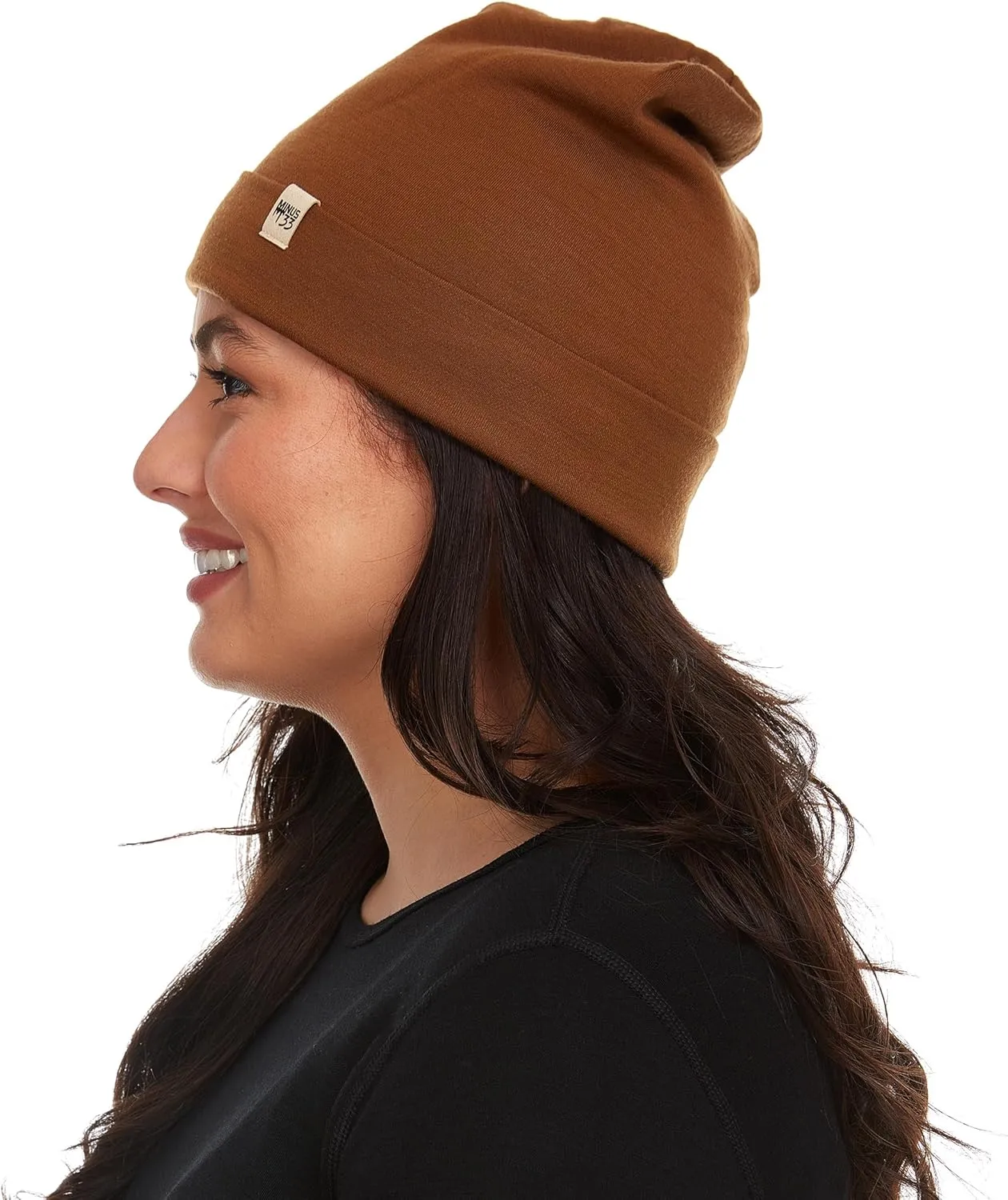100% Merino Wool Cuff Beanie - Mens & Womens Warm Winter Hat - Watch Cap - Toque