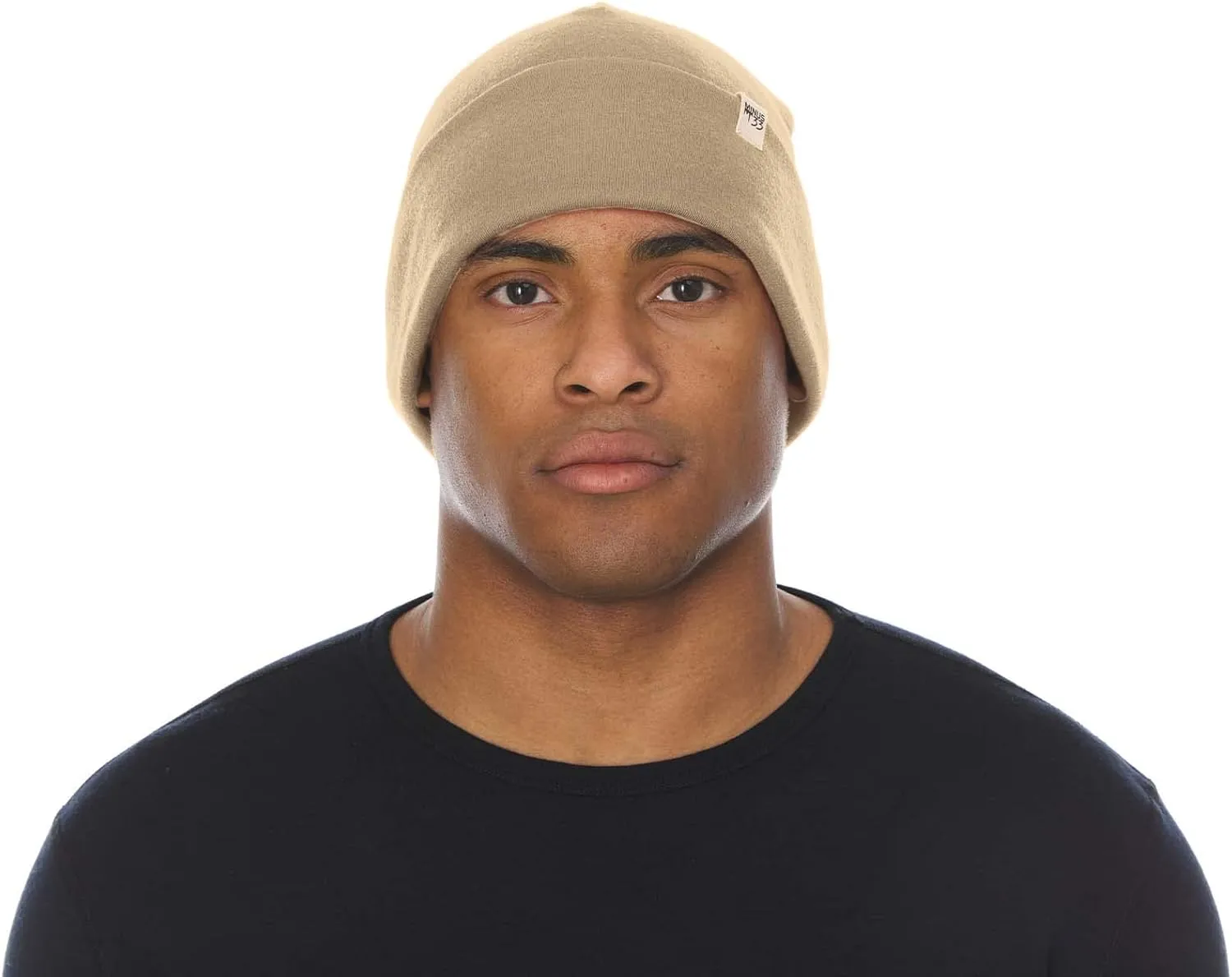 100% Merino Wool Cuff Beanie - Mens & Womens Warm Winter Hat - Watch Cap - Toque