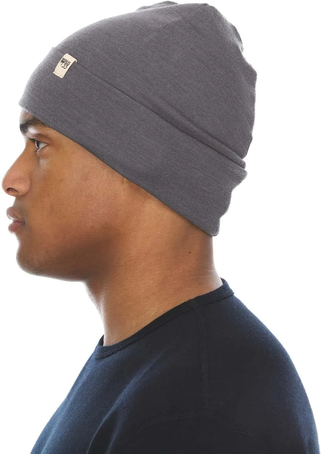 100% Merino Wool Cuff Beanie - Mens & Womens Warm Winter Hat - Watch Cap - Toque