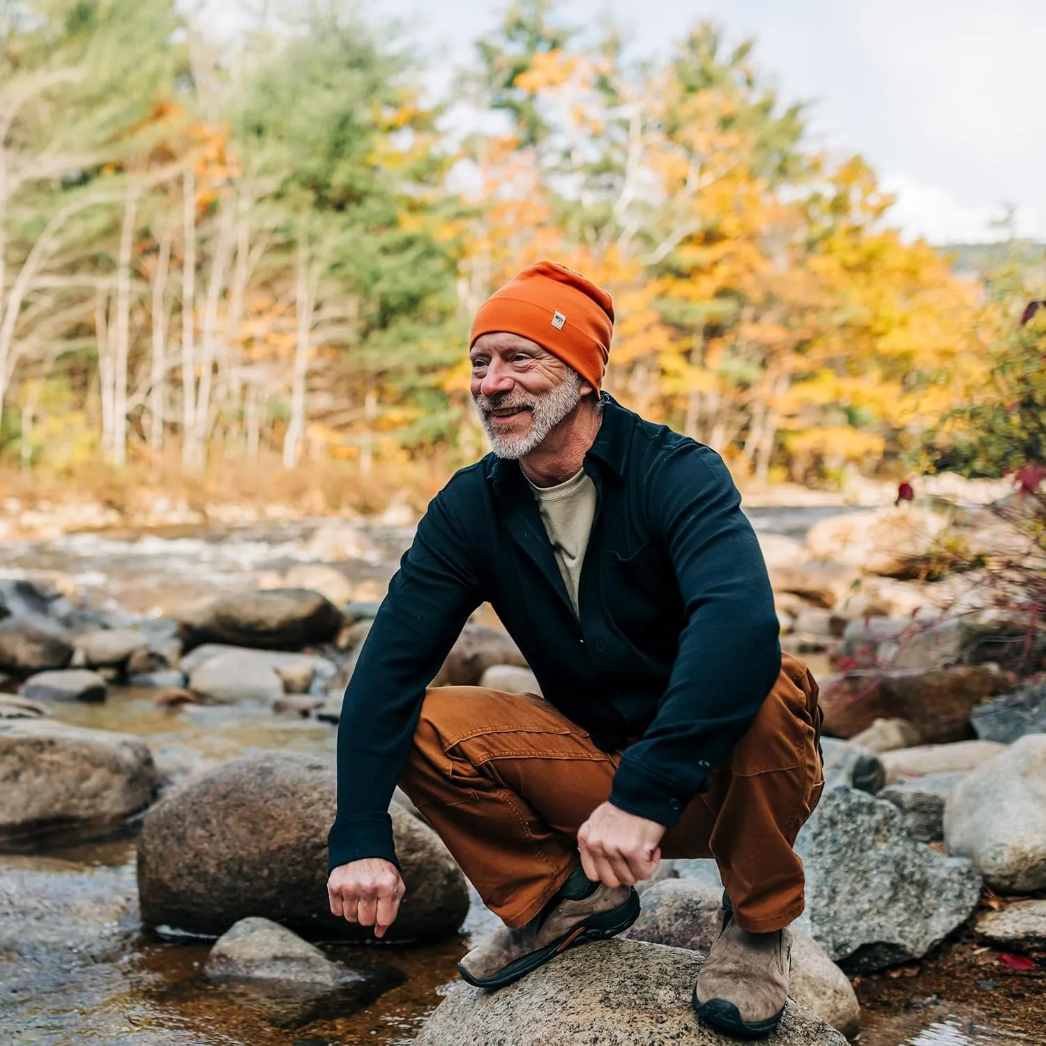 100% Merino Wool Cuff Beanie - Mens & Womens Warm Winter Hat - Watch Cap - Toque
