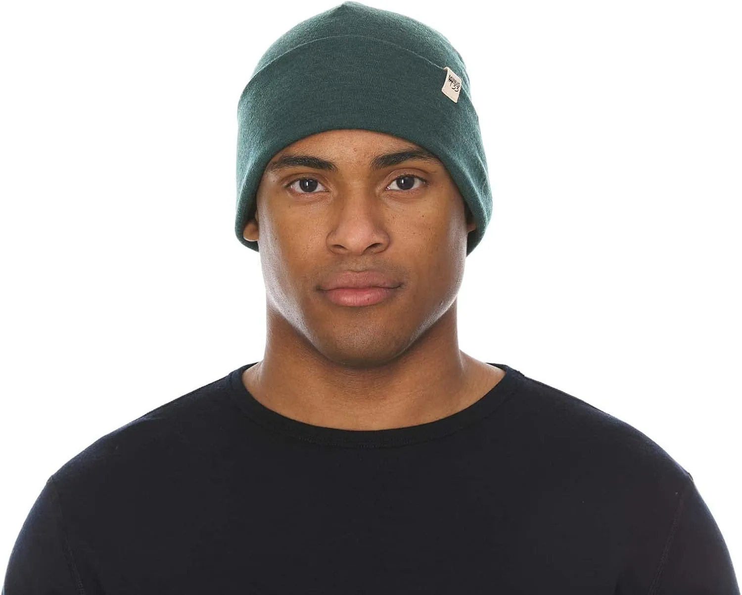 100% Merino Wool Cuff Beanie - Mens & Womens Warm Winter Hat - Watch Cap - Toque