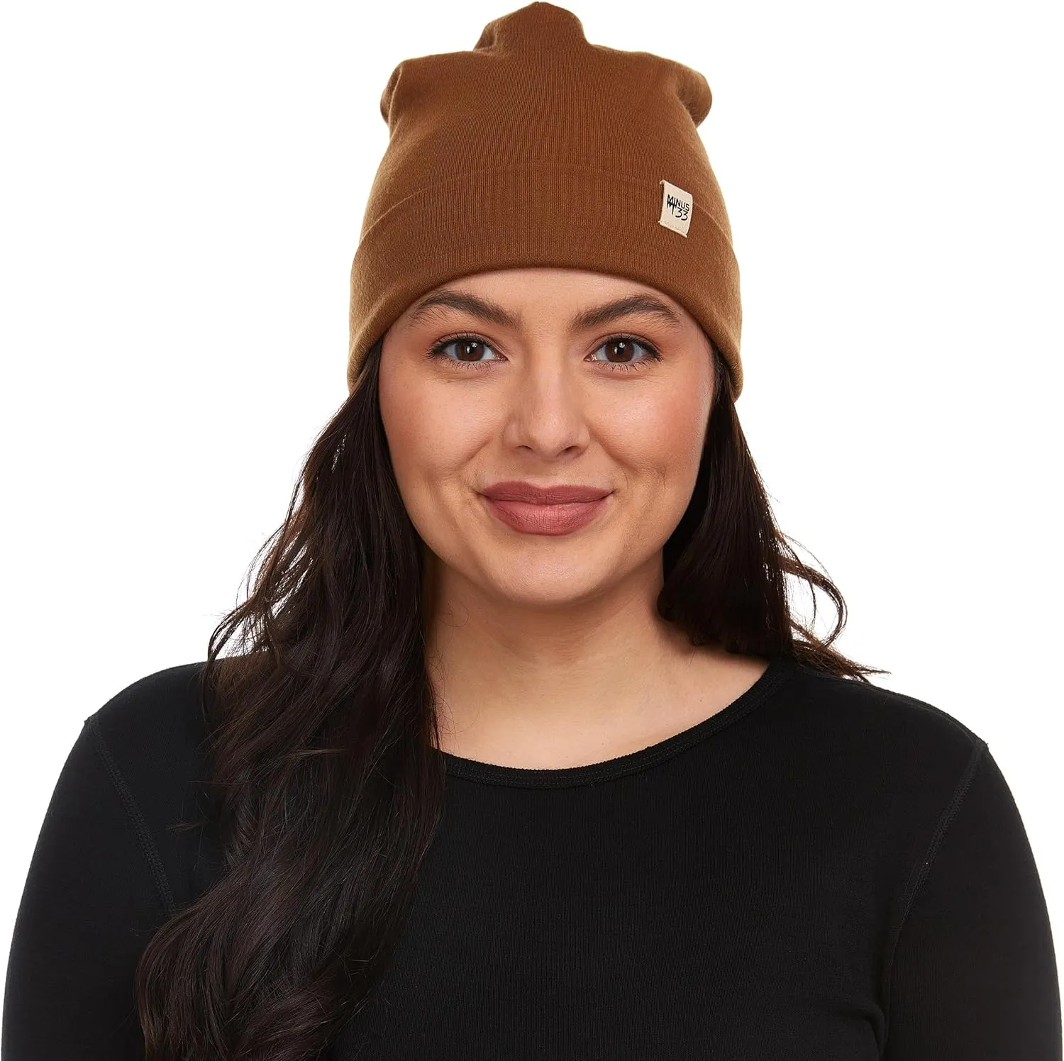 100% Merino Wool Cuff Beanie - Mens & Womens Warm Winter Hat - Watch Cap - Toque