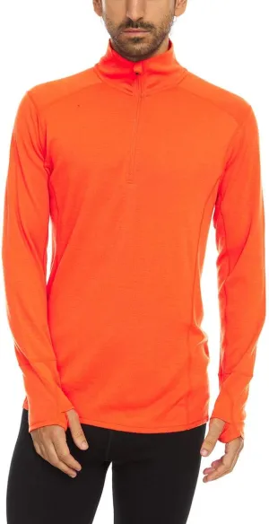100% Merino Wool - Men’s Midweight Quarter Zip - Warm Pullover - Midlayer
