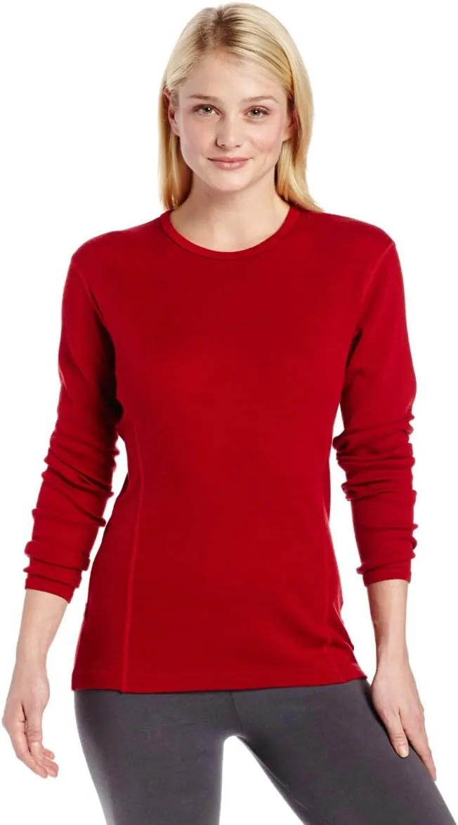 100% Merino Wool - Women's Midweight Base Layer - Long Sleeve Crew