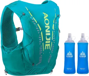 12L High Capacity Hydration Backpack with 8 Pockets Lightweight Trail Running Vest for Hiking, Cycling, Climbing, Camping