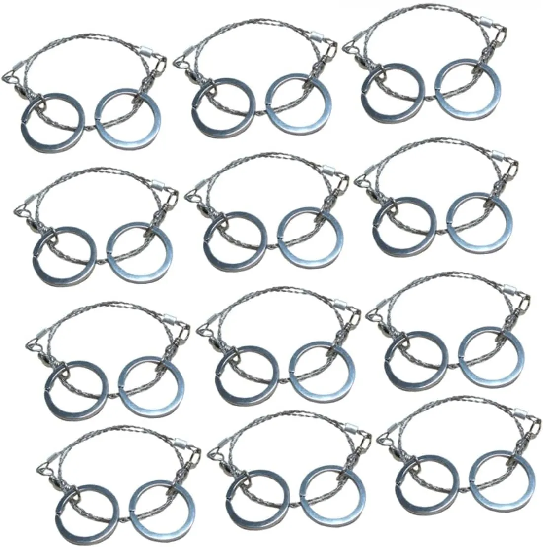 12Pcs Portable Outdoor Survival Durable Hand Saw for Camping Hiking Hunting and Emergency Situations Lightweight and Easy to Use