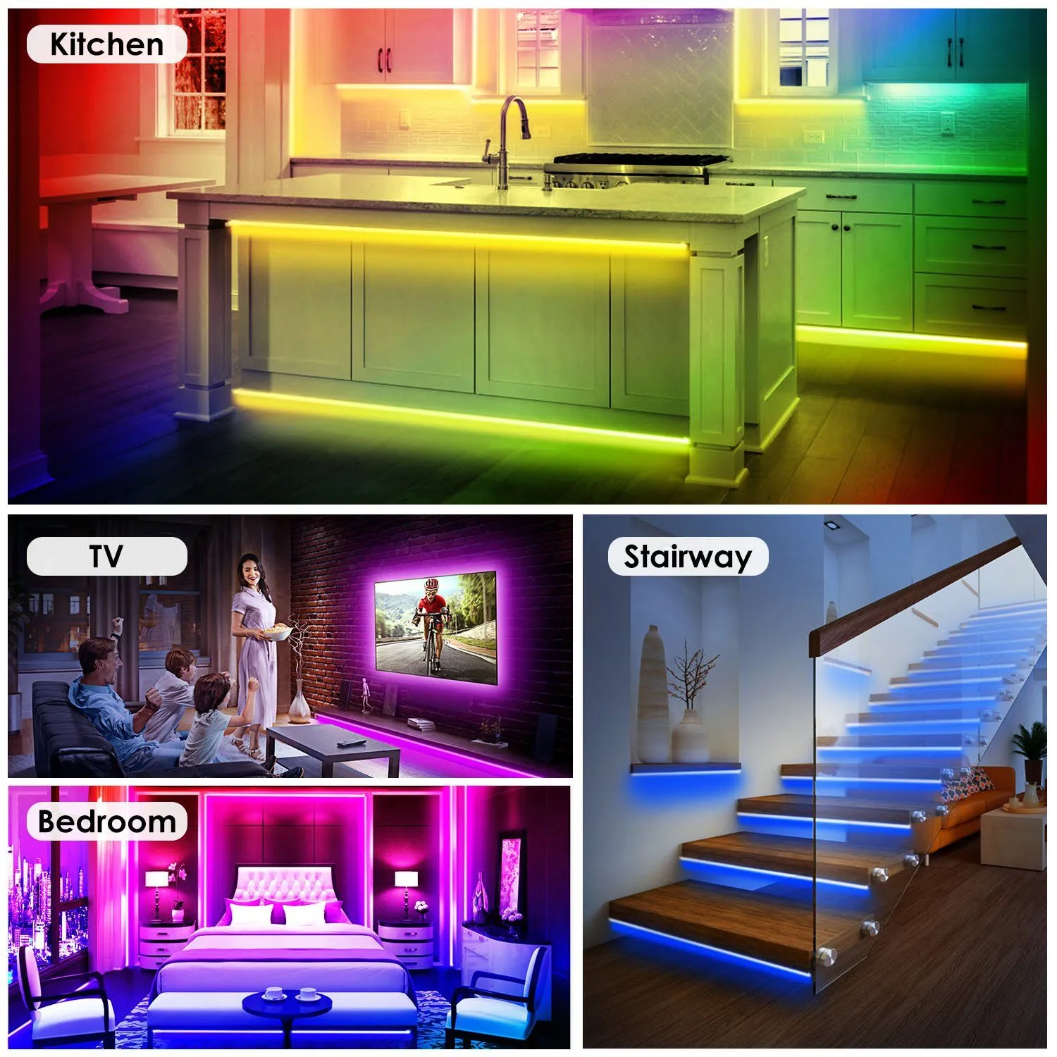 16.4FT 150 LEDs RGB Color Changing Lamp