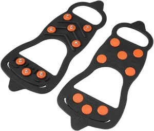1Pair 8 Studs Anti-Skid Ice Snow Shoe Spiked Clim Grips Cleat Crampons Clim Camping Anti Slip Shoes Cover (Size : C-X Large) ()