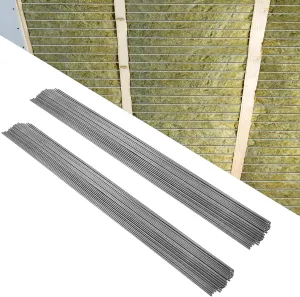 200 Pcs 16 Inch Insulation Support 16 “ Wire Insulation Support Wire , 1095 Carbon Steel Metal Insulated Wire for Attic Insulation, Ceiling Insulation