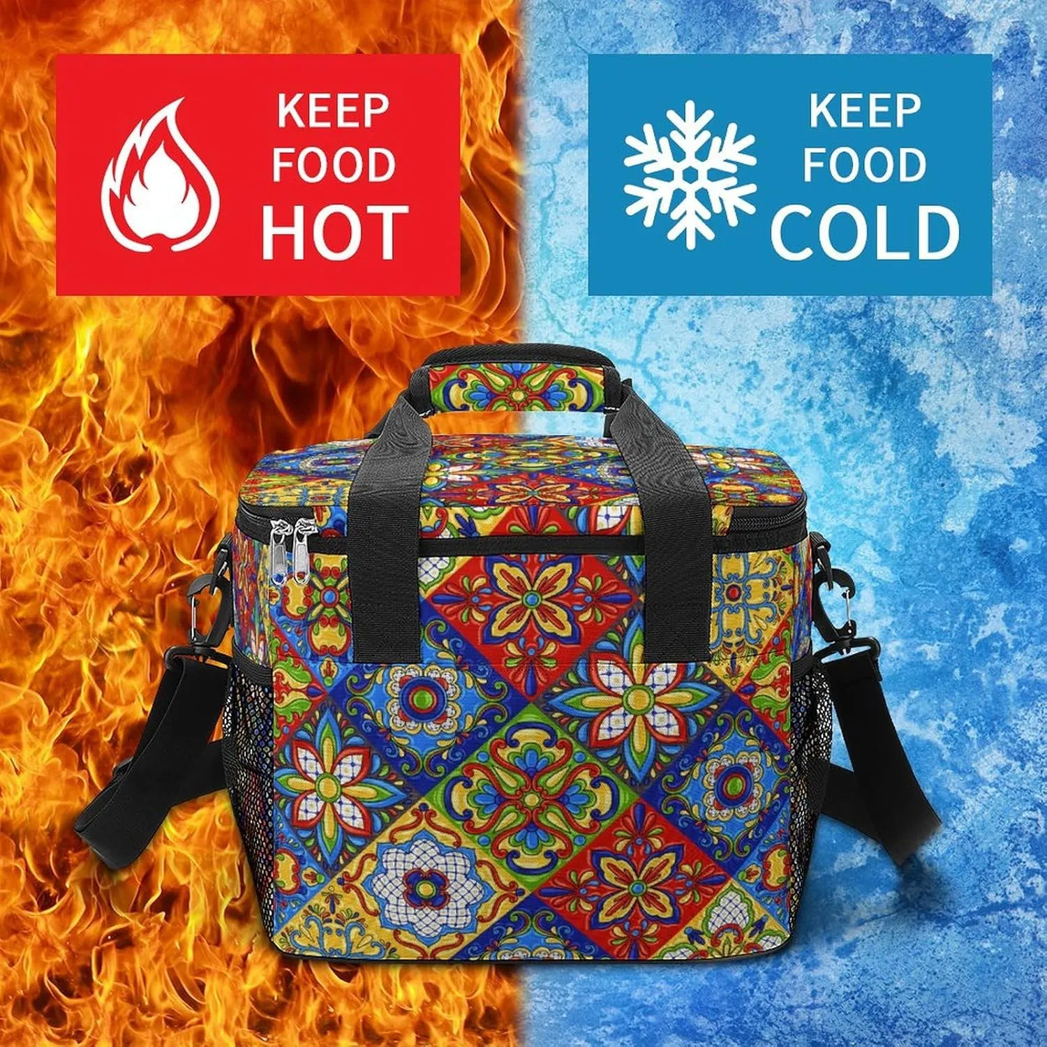22.5L Insulated Camping Coolers Bag Large Leakproof Ice Chest for Beach Travel Picnic