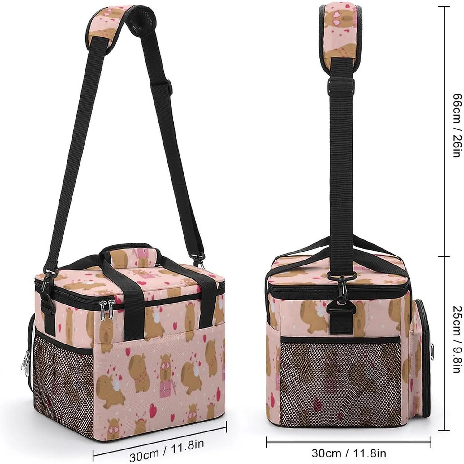 22.5L Waterproof Soft Cooler BagInsulated Lunch Box for Camping Fishing Beach Road Trips