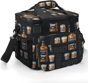 22.5L Waterproof Soft Cooler BagInsulated Lunch Box for Camping Fishing Beach Road Trips