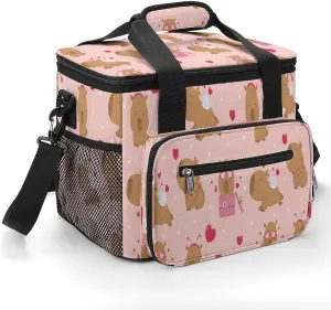 22.5L Waterproof Soft Cooler BagInsulated Lunch Box for Camping Fishing Beach Road Trips