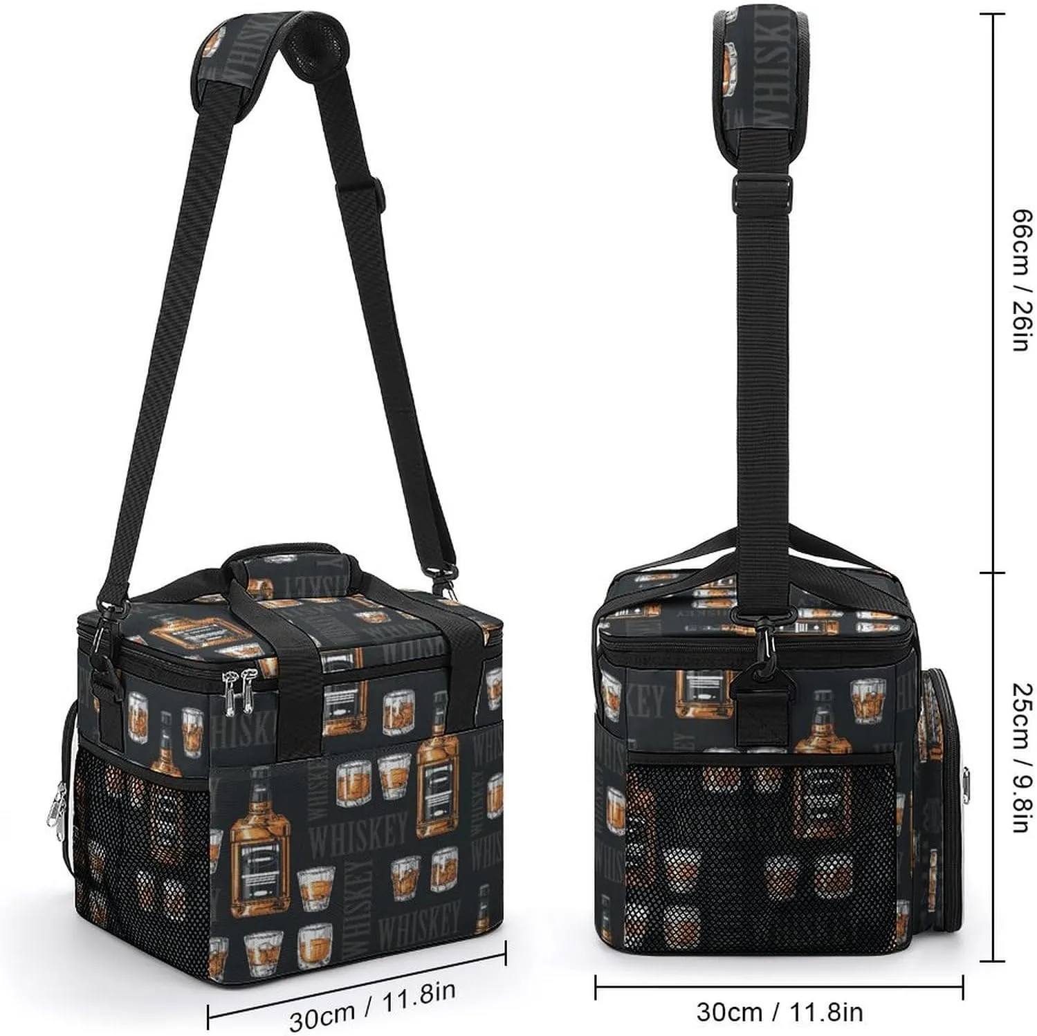 22.5L Waterproof Soft Cooler BagInsulated Lunch Box for Camping Fishing Beach Road Trips