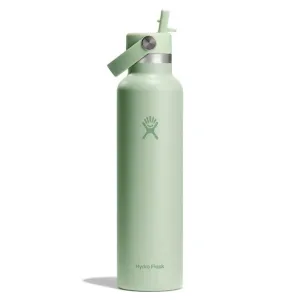 24 oz Standard Mouth with Flex Straw Cap - Aloe