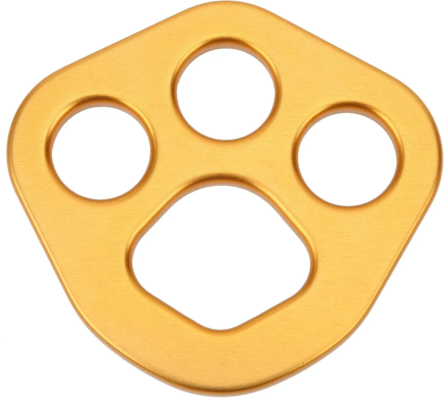 30KN 4 Holes Rigging Plate Bear Paw Rope Bearing Anchors Points Connector Climbing Gear Tools for Aerial Dance & Rock Climbing