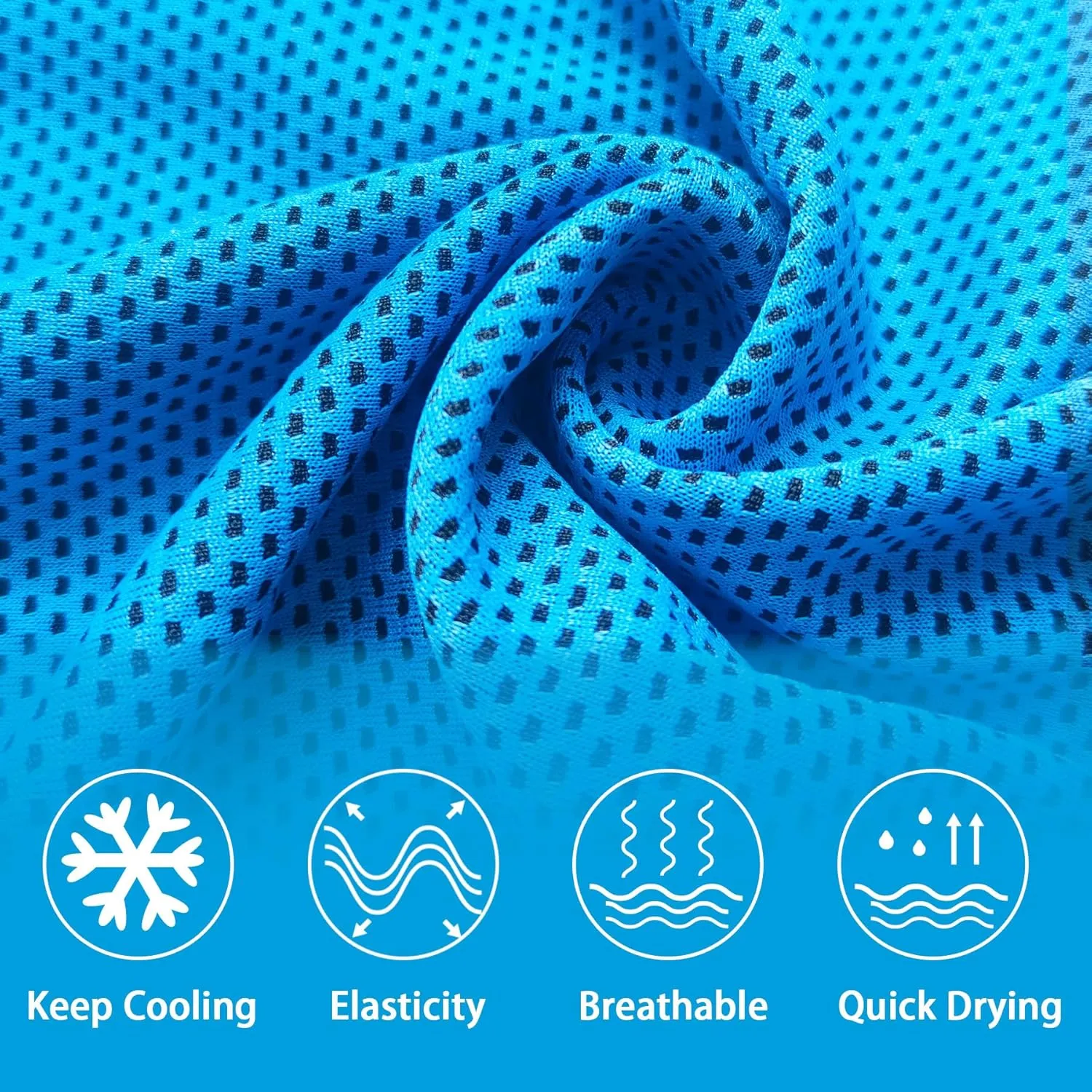 30Pack Cooling Towels for Neck and Face (40"x12"), Ice Microfiber Cooling Towels Bulk for Workout Chill Sweat Towels Cooling Neck Wraps for Gym Yoga Golf Running Sport