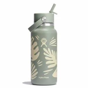 32 oz Wide Mouth with Flex Straw Cap Bottle