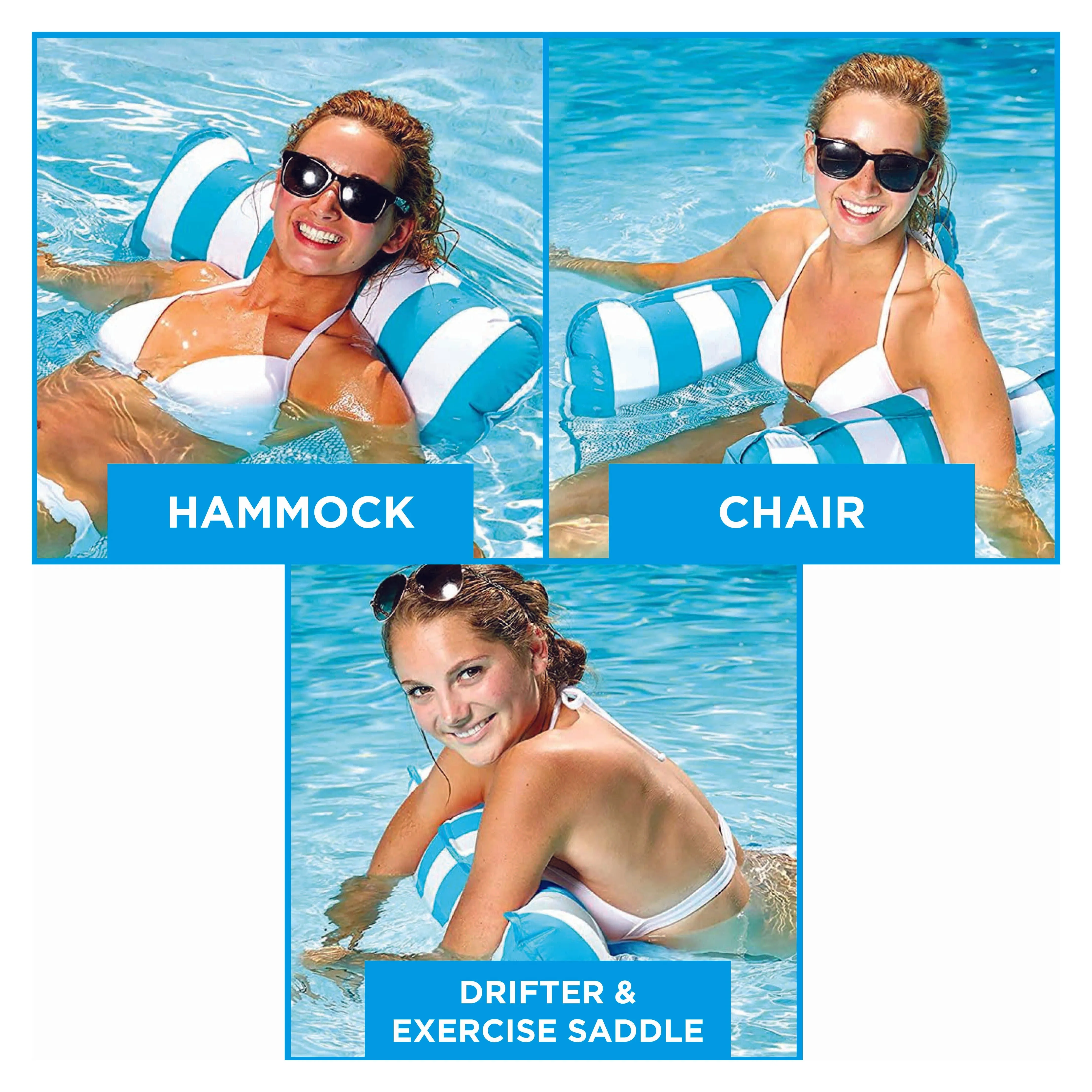 4-in-1 Monterey Multipurpose Saddle Hammock Lounger Raft