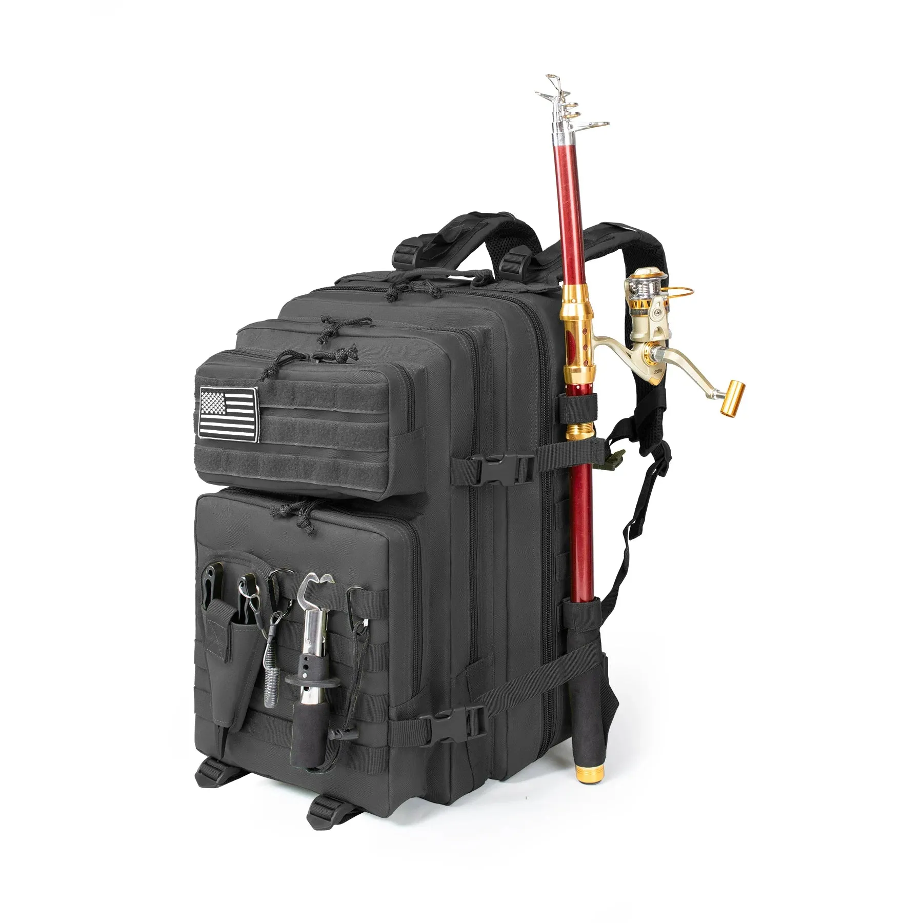 45L Fishing Hunting Bag, Tactical Backpack