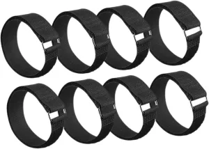 4pairs - Shoe Grippers Straps Non-Skid Crampons for Climbing Hiking and Outdoor Activities and Wear-Resistant Ice Gripper Accessories