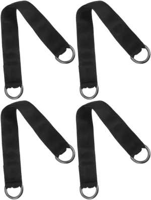 4pcs Heavy Duty Nylon Strap Kit for Outdoor Swings and Gym Equipment Reliable Connecting Belts for Hammock Seats Quick Setup and Easy Installation Safe and Durable