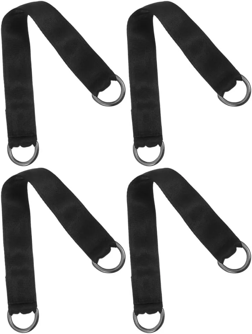 4pcs Heavy Duty Nylon Strap Kit for Outdoor Swings and Gym Equipment Reliable Connecting Belts for Hammock Seats Quick Setup and Easy Installation Safe and Durable
