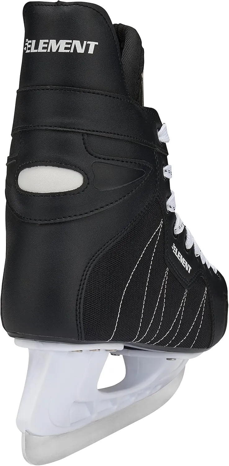 5th Element Stealth Ice Hockey Skates - Perfect for Recreational Ice Skating and Hockey - True-to-Size Fit and Moisture Resistant Liner Ice Skates for Men