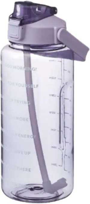 64 Ozwater Bottles with Handle and Time Markers for All Day Hydration,Leakproof BPA-Free Plastic Water Bottle with Straw,Large Water Jug,Large Water Bottle for Sports Fitness Workout Gym Outdoor
