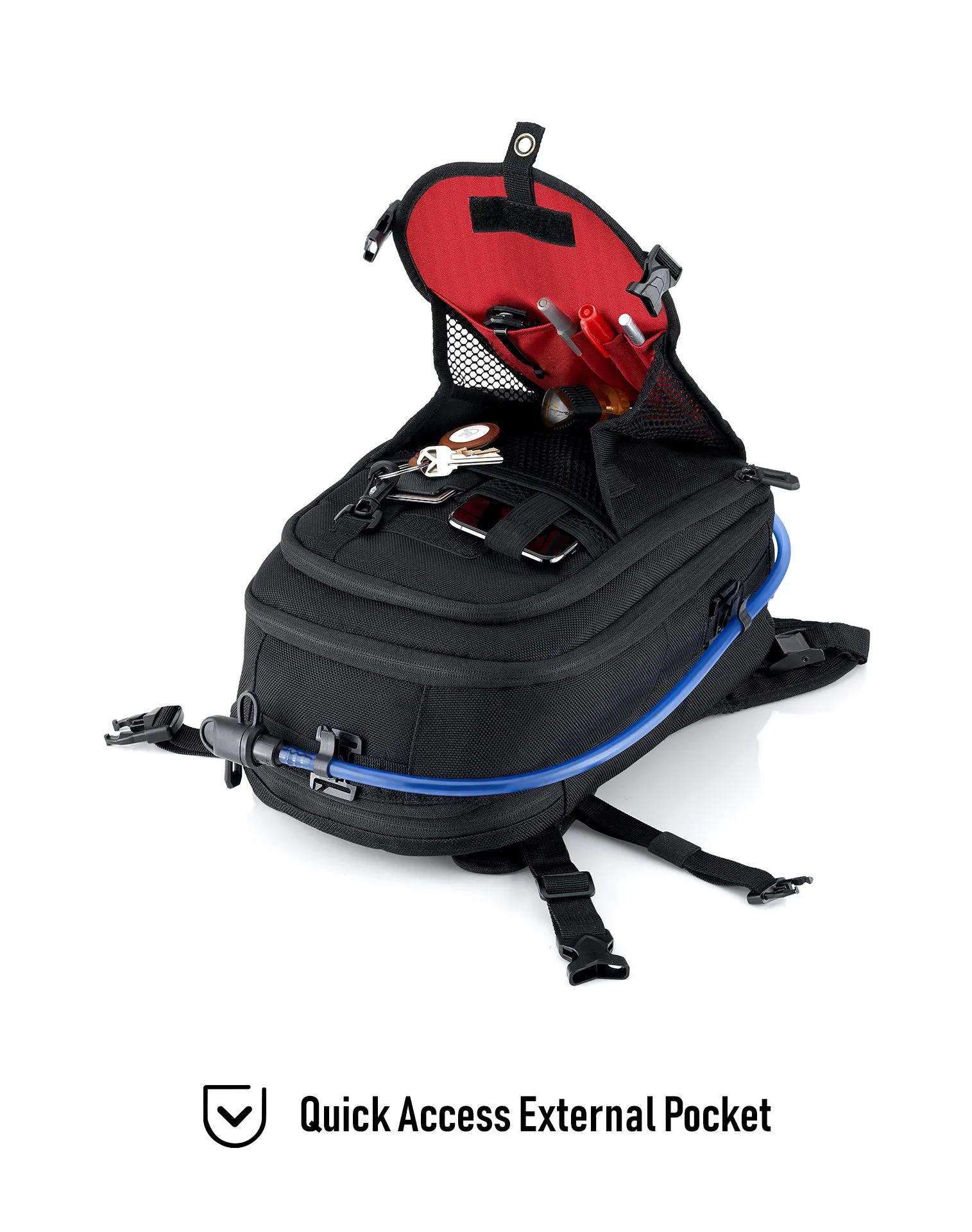 7L - Apex Yamaha ADV Touring Tank Bag with Hydration Pack