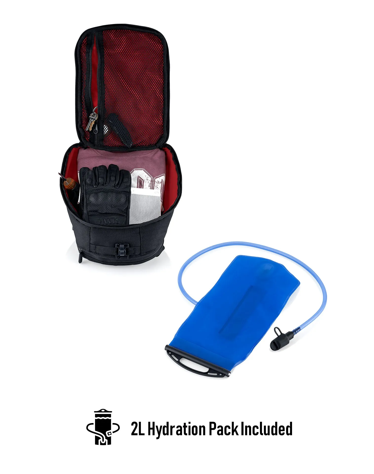 7L - Apex Yamaha ADV Touring Tank Bag with Hydration Pack