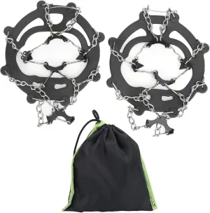 8 Tooth Crampons Foot Cover Ice and Snow Outdoor Walking Weapon Mountaineering Skiing Crampons