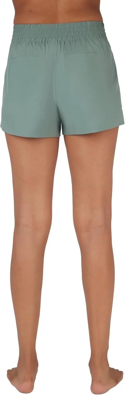 90 Degree By Reflex Stretch Woven Lightweight Walking Shorts with Side Pockets