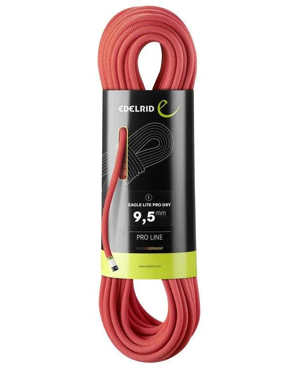 9.5mm Eagle Lite Pro Dry Climbing Rope - EDELRID