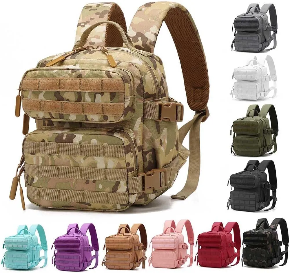 9L Mini Backpack for Women, 9L Small Hiking Backpack of Gym, Travel, Camping (CP)