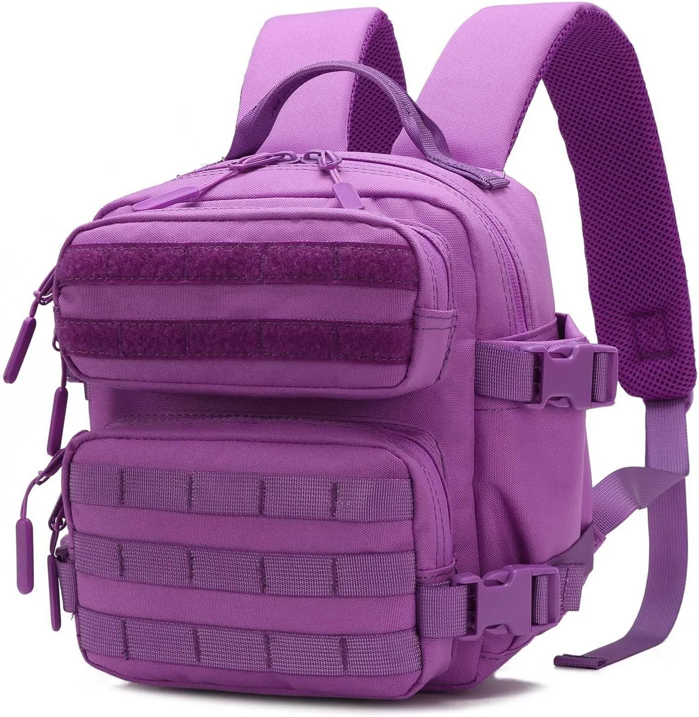 9L Mini Backpack for Women, 9L Small Hiking Backpack of Gym, Travel, Camping (Purple)