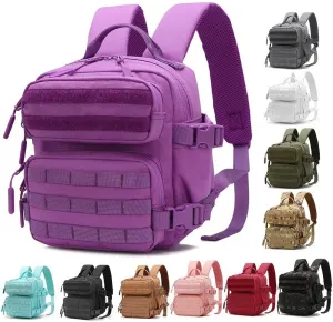 9L Mini Backpack for Women, 9L Small Hiking Backpack of Gym, Travel, Camping (Purple)