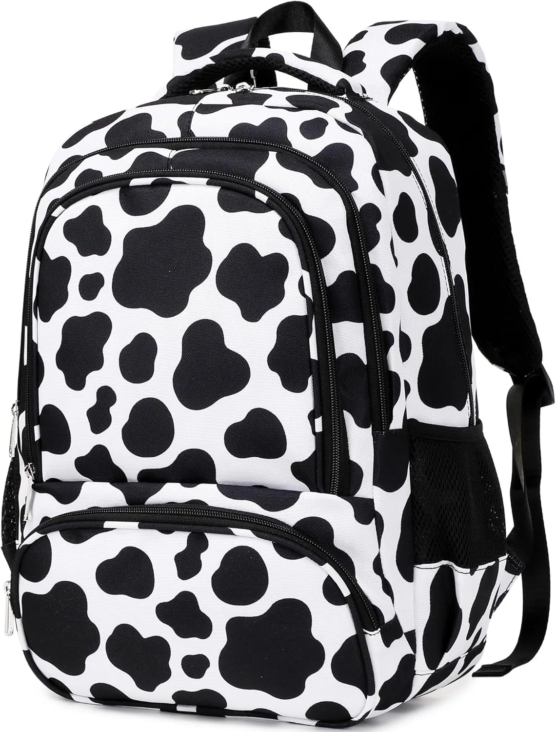 abshoo Lightweight Kids Backpack For Girl Kindergarten Elementary School Bookbag for Girls Ages 6-8-10 (Cow Print)