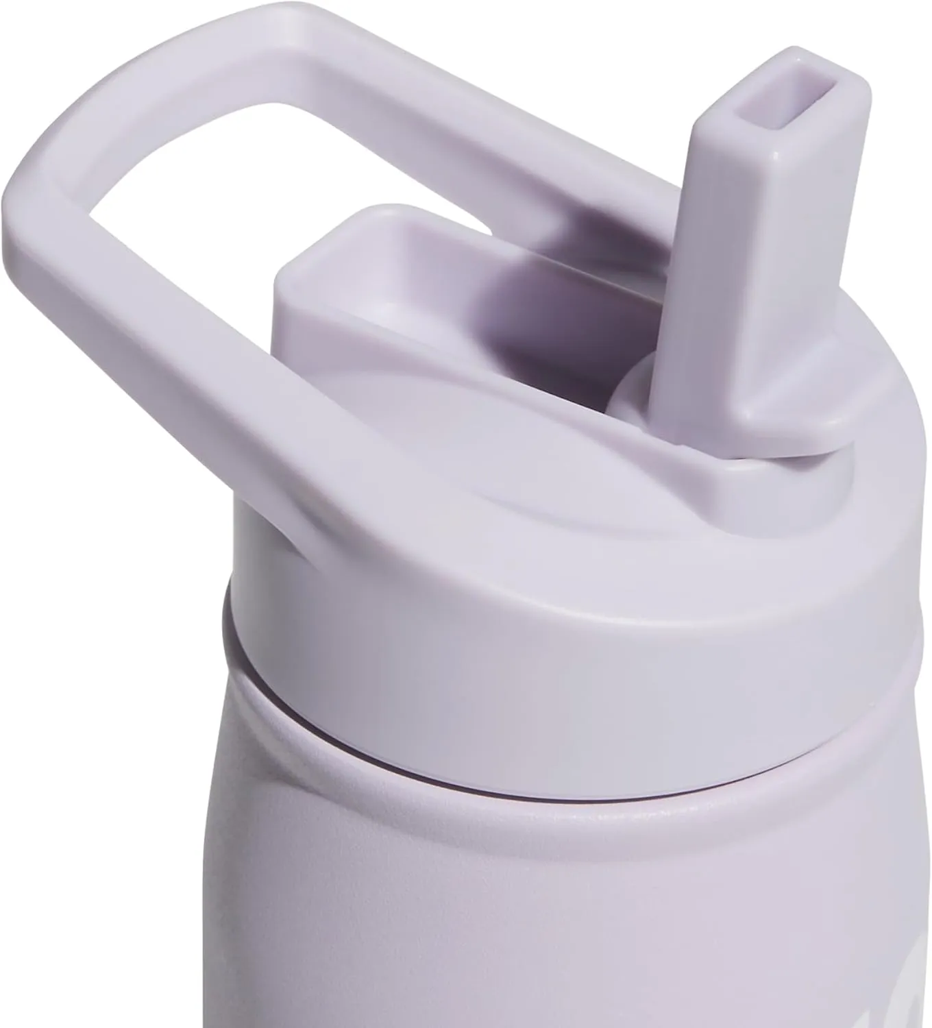 adidas 600 ML (20 oz) Straw Top Metal Water Bottle, Hot/Cold Double-Walled Insulated 18/8 Stainless Steel