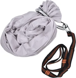 Aerial Silk, Aerial Hammock Yoga Hammock Strength Training Inversion Equipment Safe Breathable Elastic Hammock for Yoga Swing, Yoga Sling, Aerial Dance, Yoga Starter Kit for All, Grey