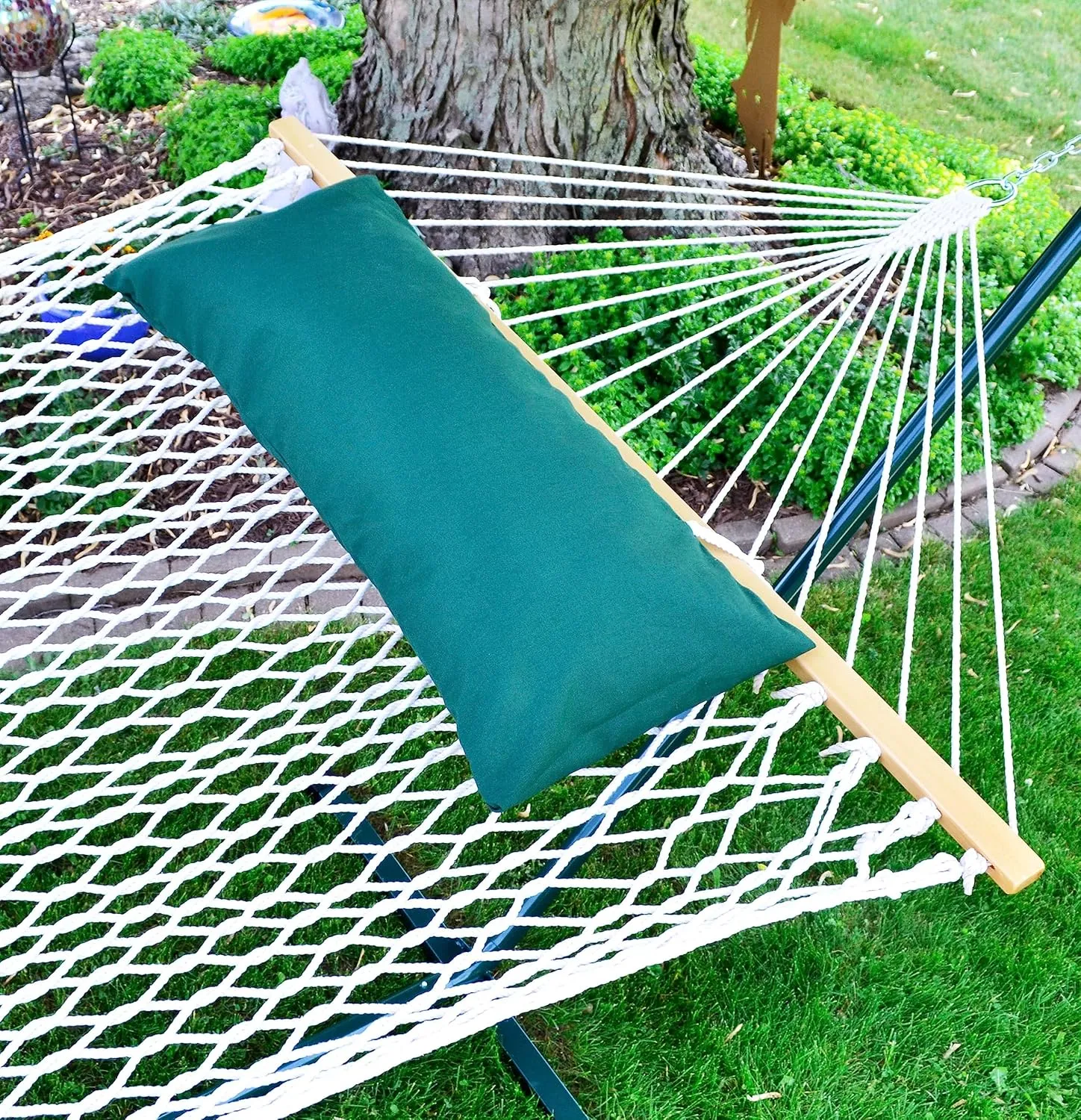 Algoma Net Company 137SP50 Hammock Pillow, 1 Count (Pack of 1), Hunter Green