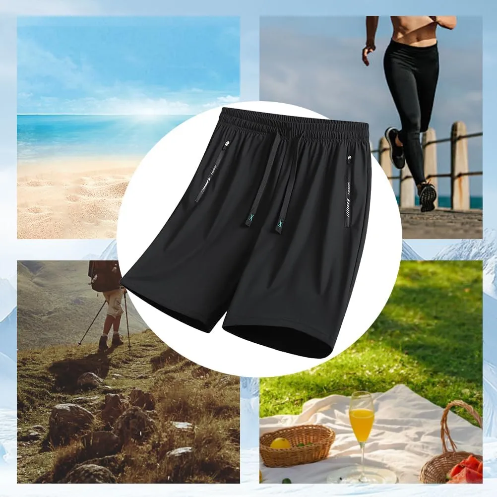 Alryfiex Shorts,Icedactlve - Women's Ice Silk Quick Drying Stretch Shorts,Alry Fiex Ultrastretch Short for Seniors