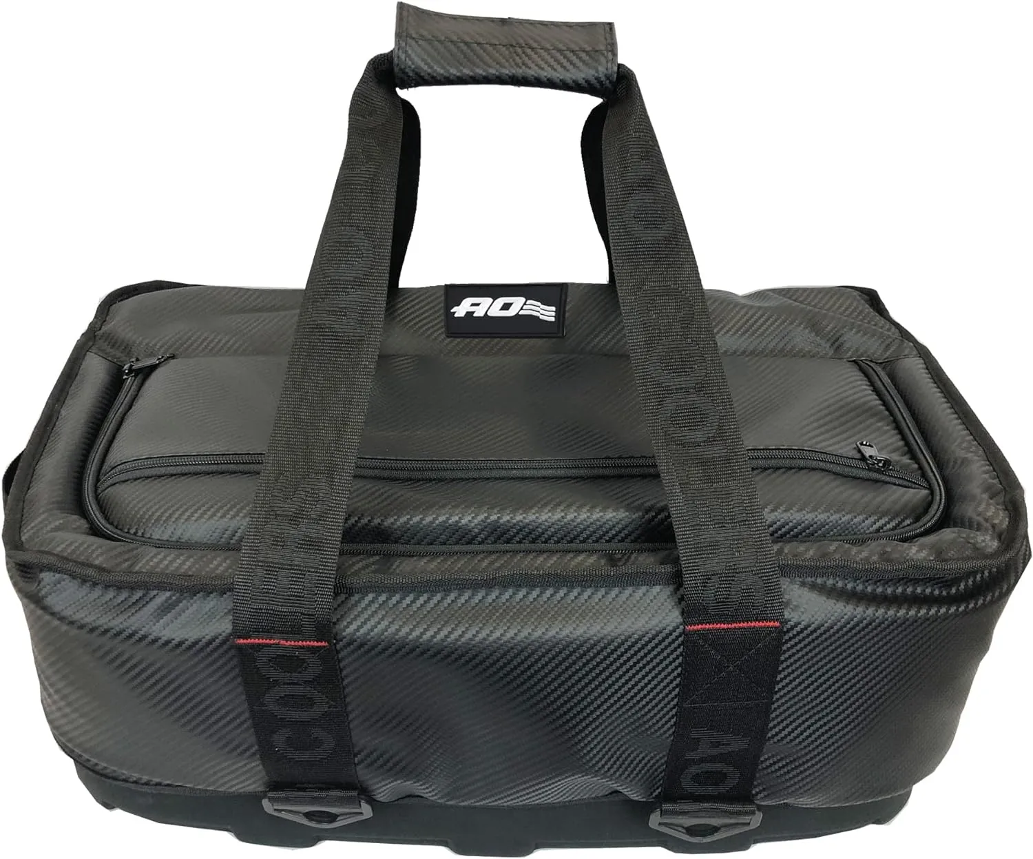AO Coolers Stow N' Go Cooler, Low-Profile, Leakproof with High-Density Insulation, Holds Ice for 24 Hours, HD Carbon Black, 38 Pack