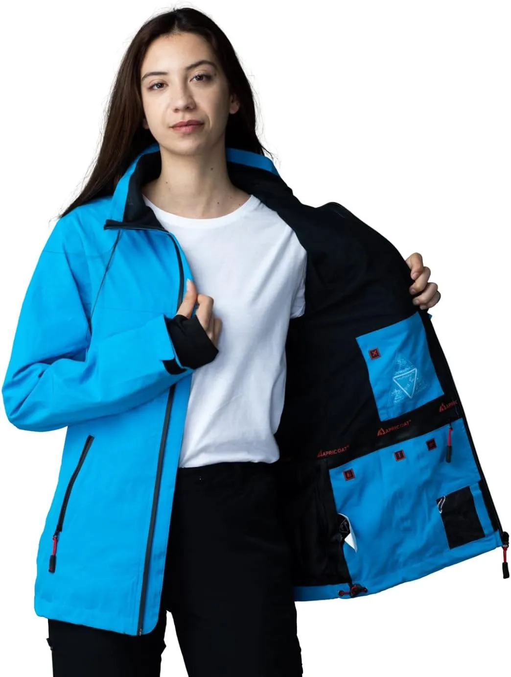Apricoat Adventure 2.0 Warm Winter Jacket Insulated, Hooded, Waterproof and windproof Coat for Travelling, Hiking, Trekking