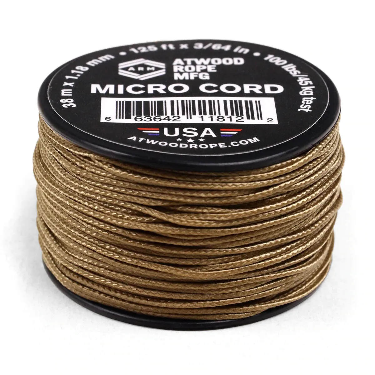 Atwood Rope 125' 1.18mm 100lbs Micro Cord