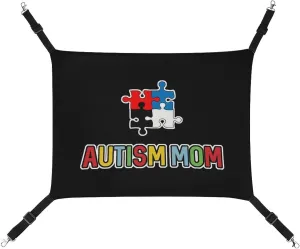 Autism Mom Hanging Cat Bed Soft Breathable Pet Hammock for Cage Pet Sleeper for Kitten Ferret Puppy Rabbit