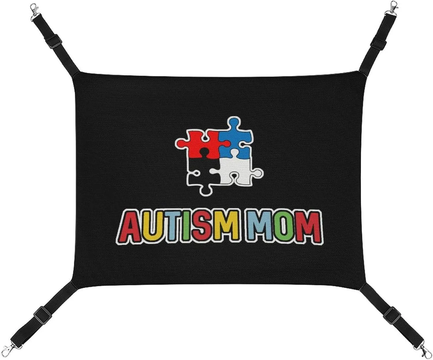 Autism Mom Hanging Cat Bed Soft Breathable Pet Hammock for Cage Pet Sleeper for Kitten Ferret Puppy Rabbit