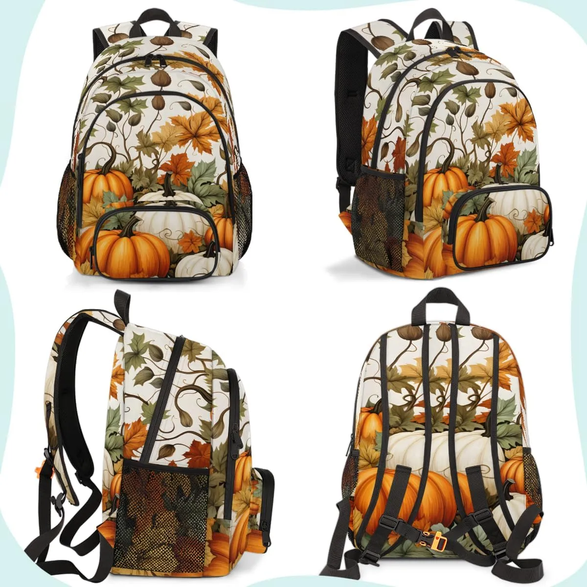 Autumn Carry on Travel Backpack for Women Men Water resistant Lightweight Rucksack Backpack for Weekender Casual Work Hiking Fall